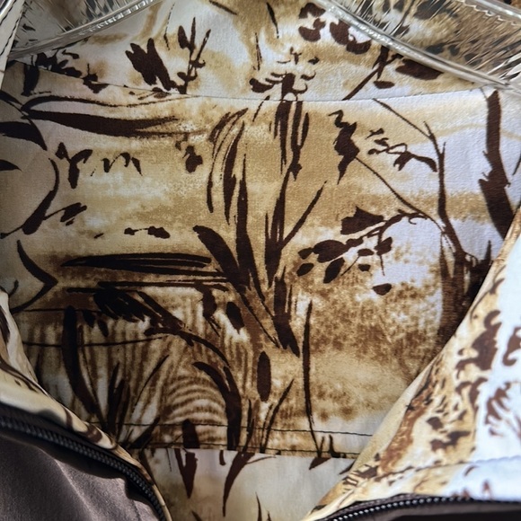Chico's Vest Reversible animal print brown tones size 3 or size 16 - Picture 3 of 13
